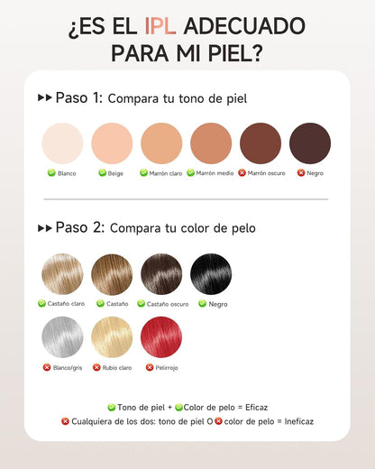 Depiladora láser IPL 3 en 1